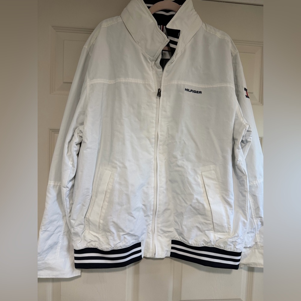 Tommy Hilfiger Classic White Bomber Jacket